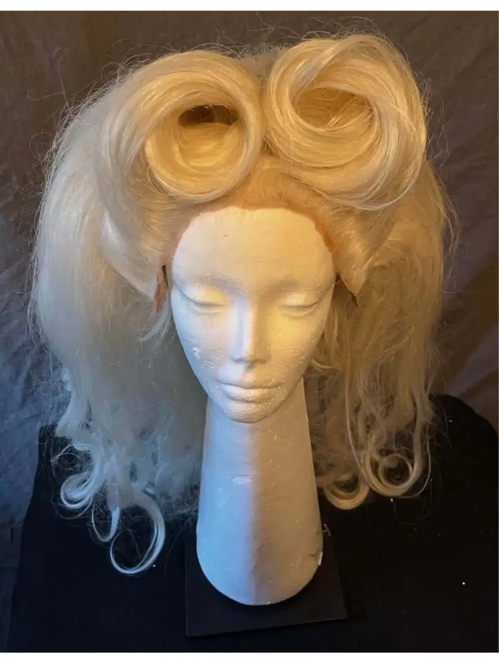 Blonde Lace Front Drag Wig with Victory Rolls